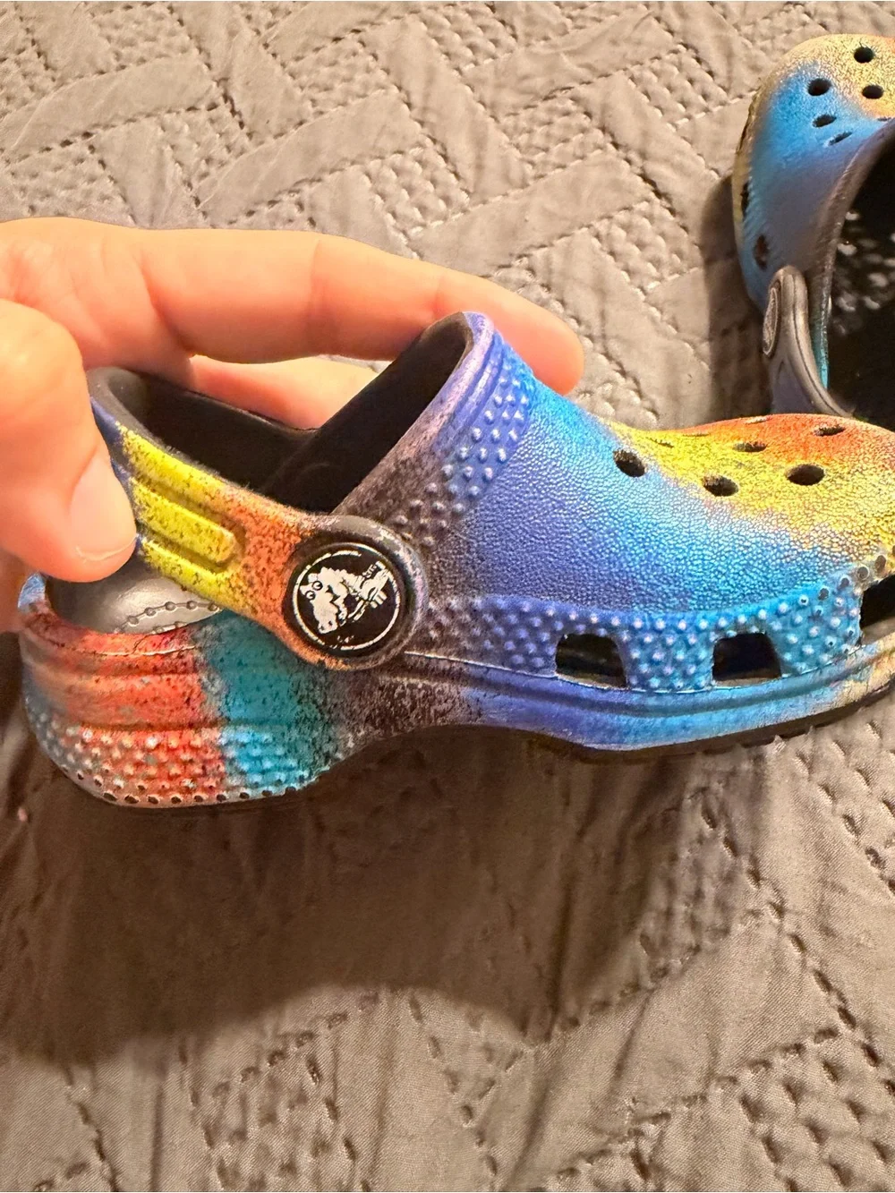 Baby  Tie-Dye Slip-On Crocs - Multicolor